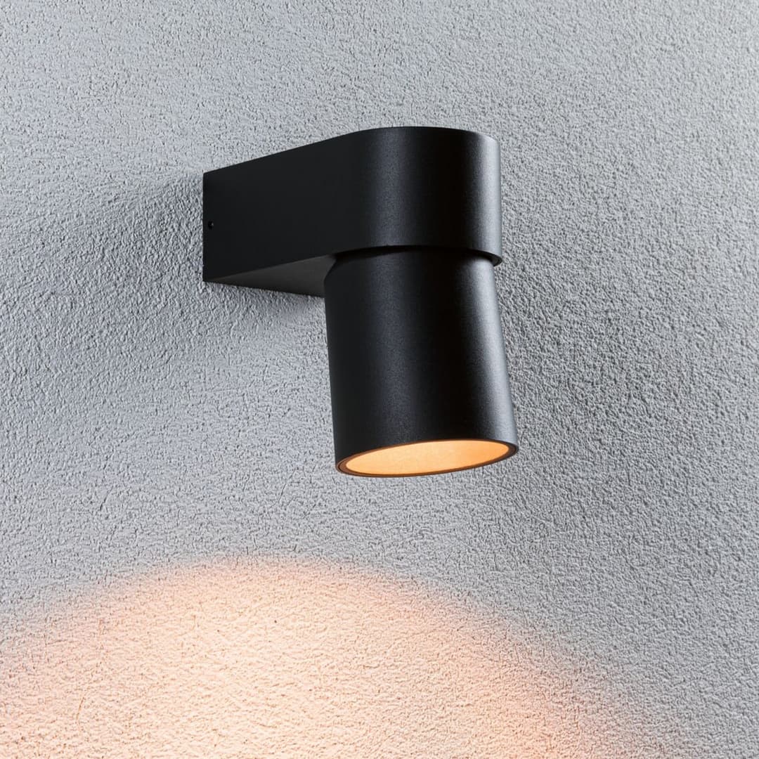 Kimu LED-Außenwandlampe, anthrazit, 2.200 K, IP44 - Paulmann - Modern - Aluminium - Einflammig