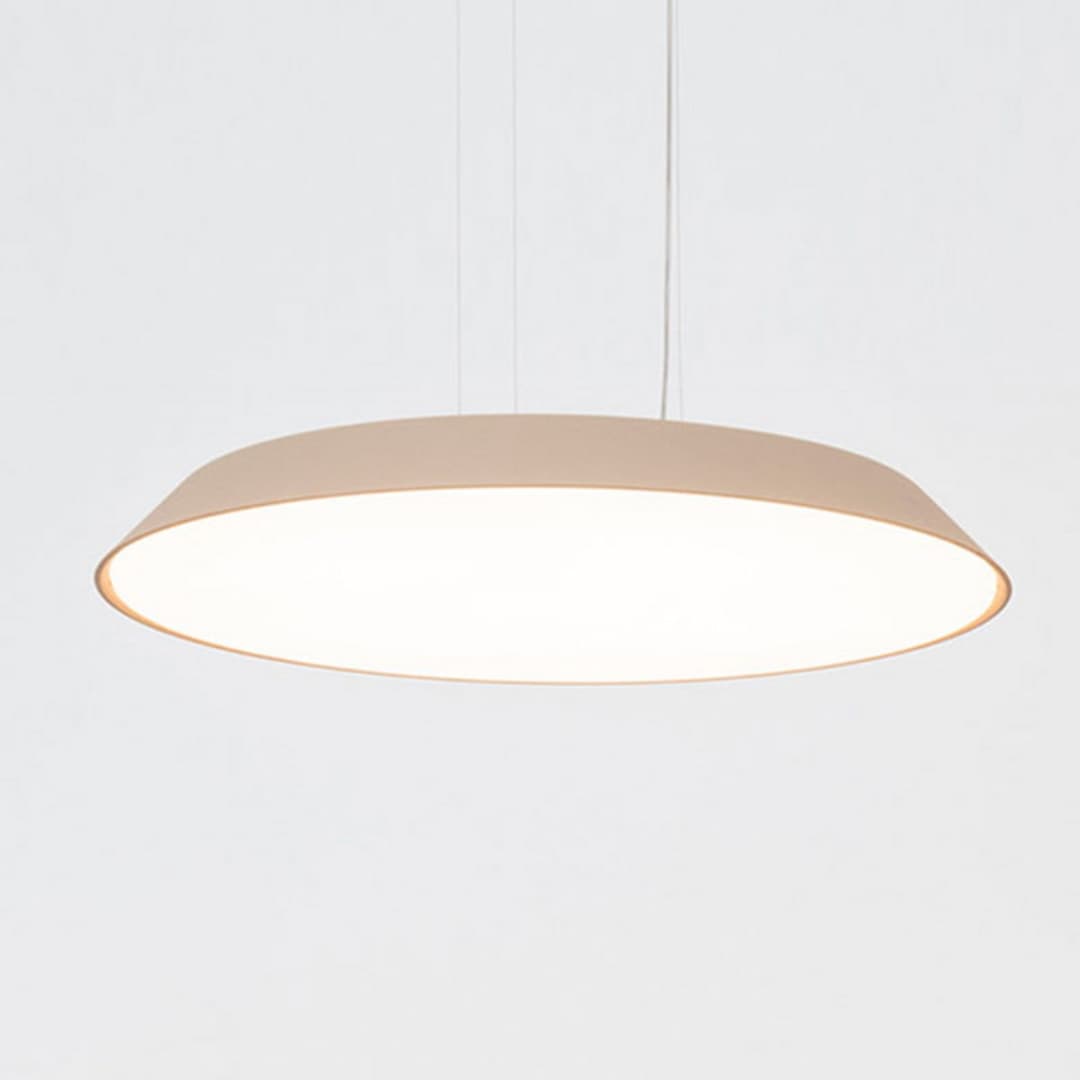 Febe S LED Pendelleuchte 3000K Taupe Grey - Artemide - Wohnzimmer - Modern - Kunststoff - Einflammig
