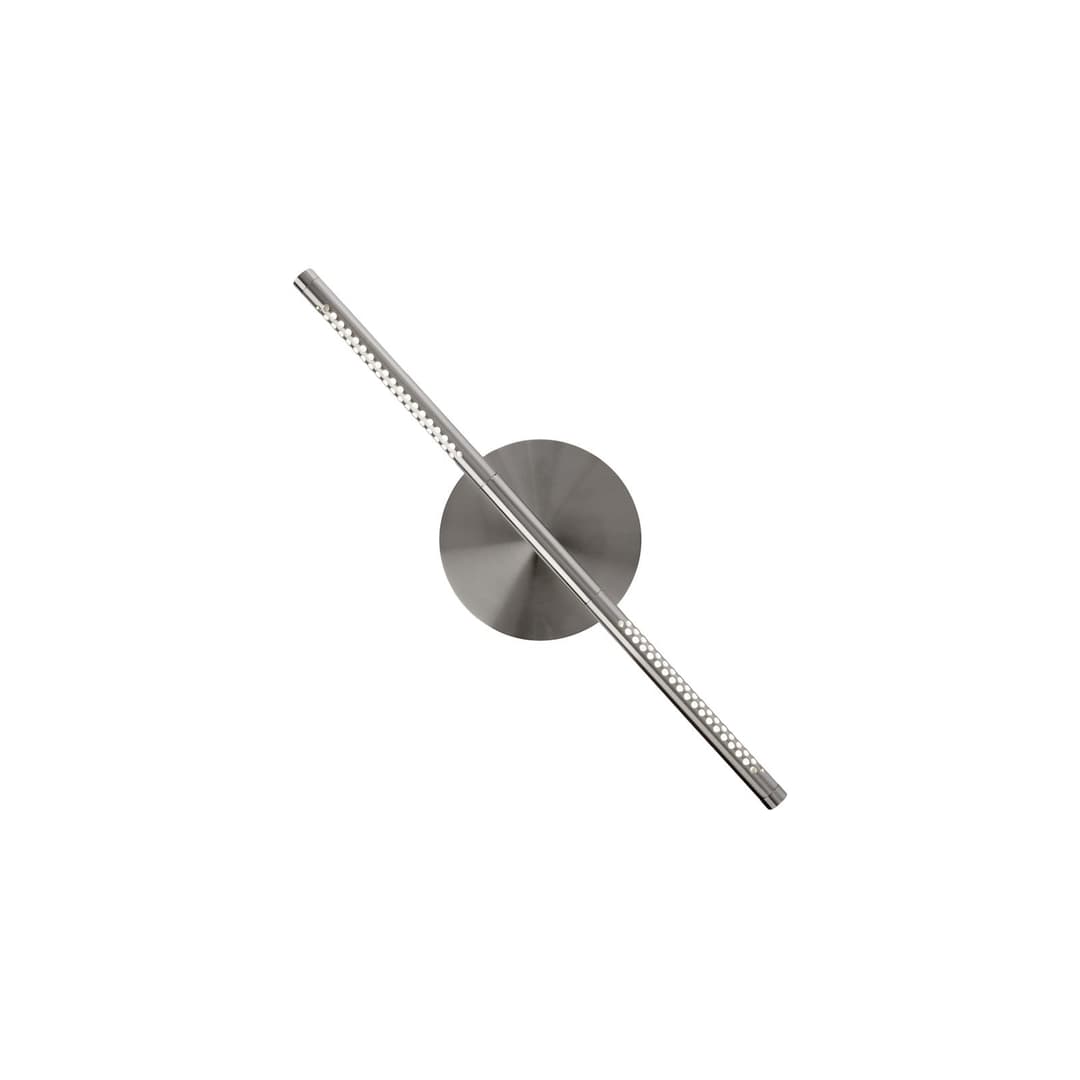 Omni LED-Wandleuchte stahlfarben Breite 54 cm 2-flg. - UMAGE - Wohnzimmer - Design - Aluminium - Mehrflammig