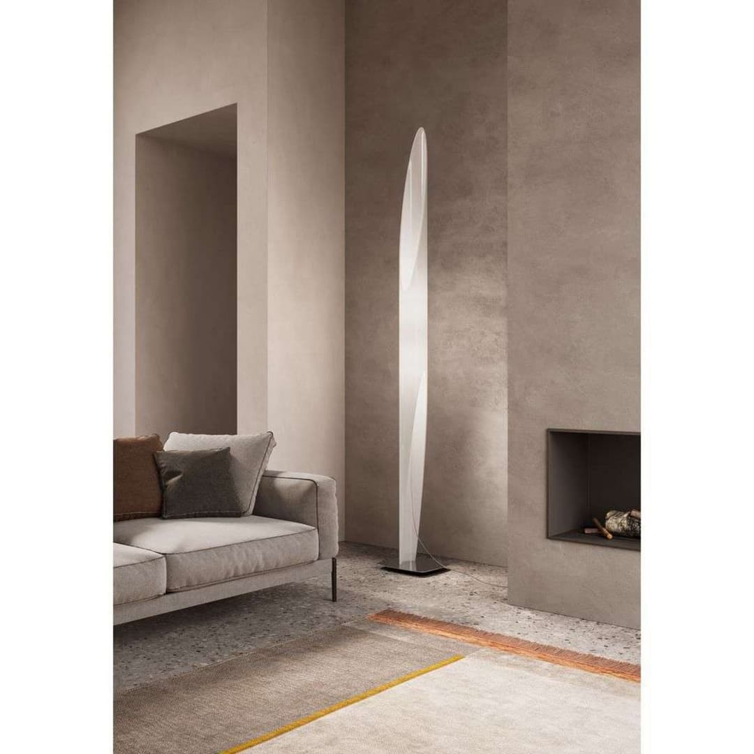 Shakti 250 Stehleuchte White/Satin - KDLN - Wohnzimmer - Metall