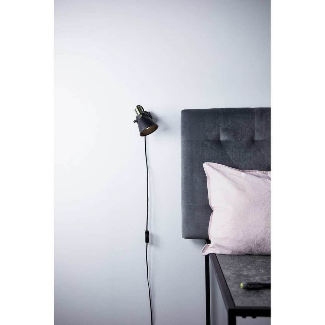 Alton Wandleuchte Black - Markslöjd - Wohnzimmer - Metall