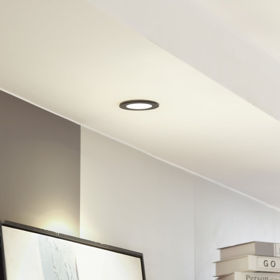 Aryx LED Einbauspots 3000K IP65 Schwarz - Arcchio - Wohnzimmer - Modern - Aluminium - Einflammig