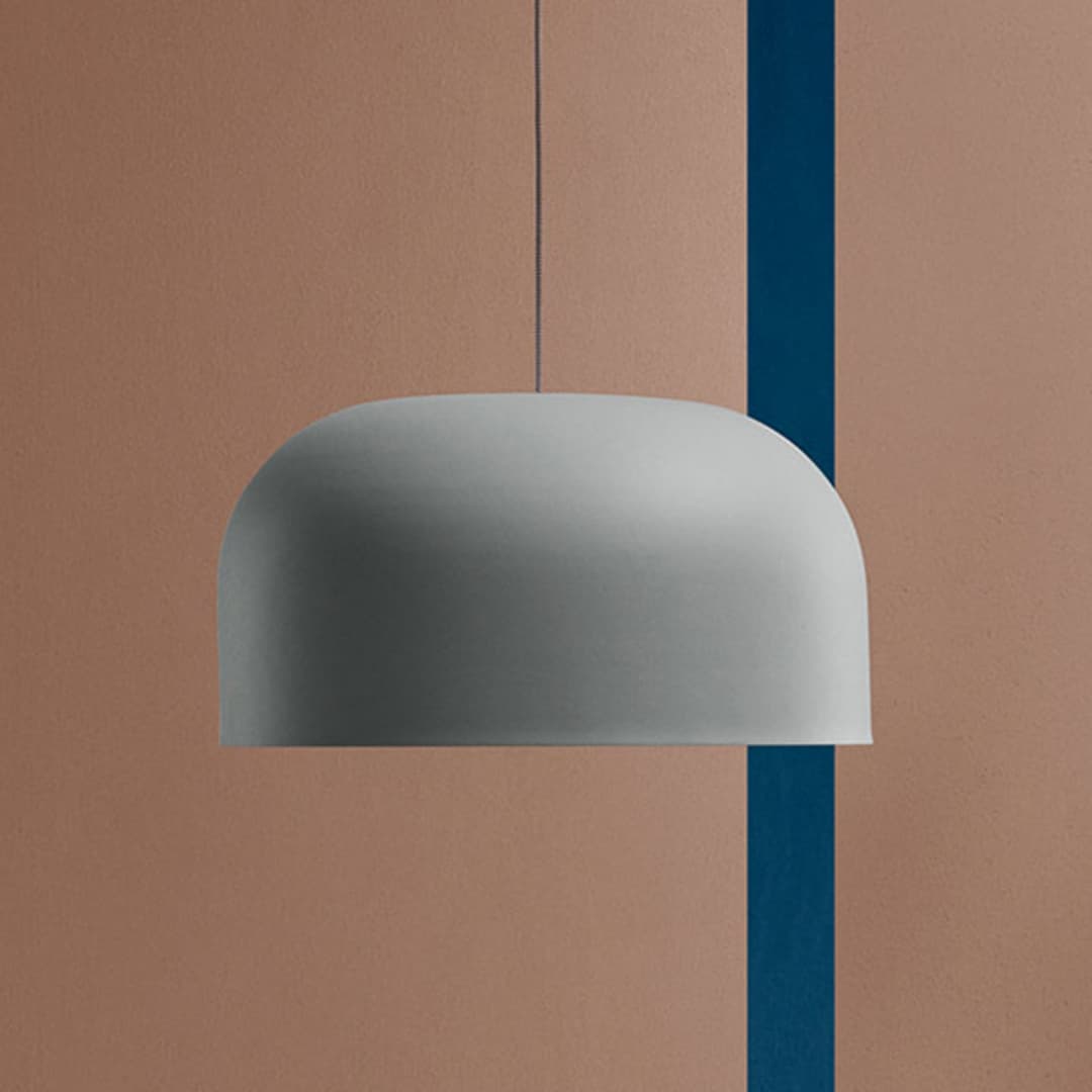 Quay Pendelleuchte Large Ø43 Stone - PLEASE WAIT to be SEATED - Wohnzimmer - Modern - Metall - Einflammig