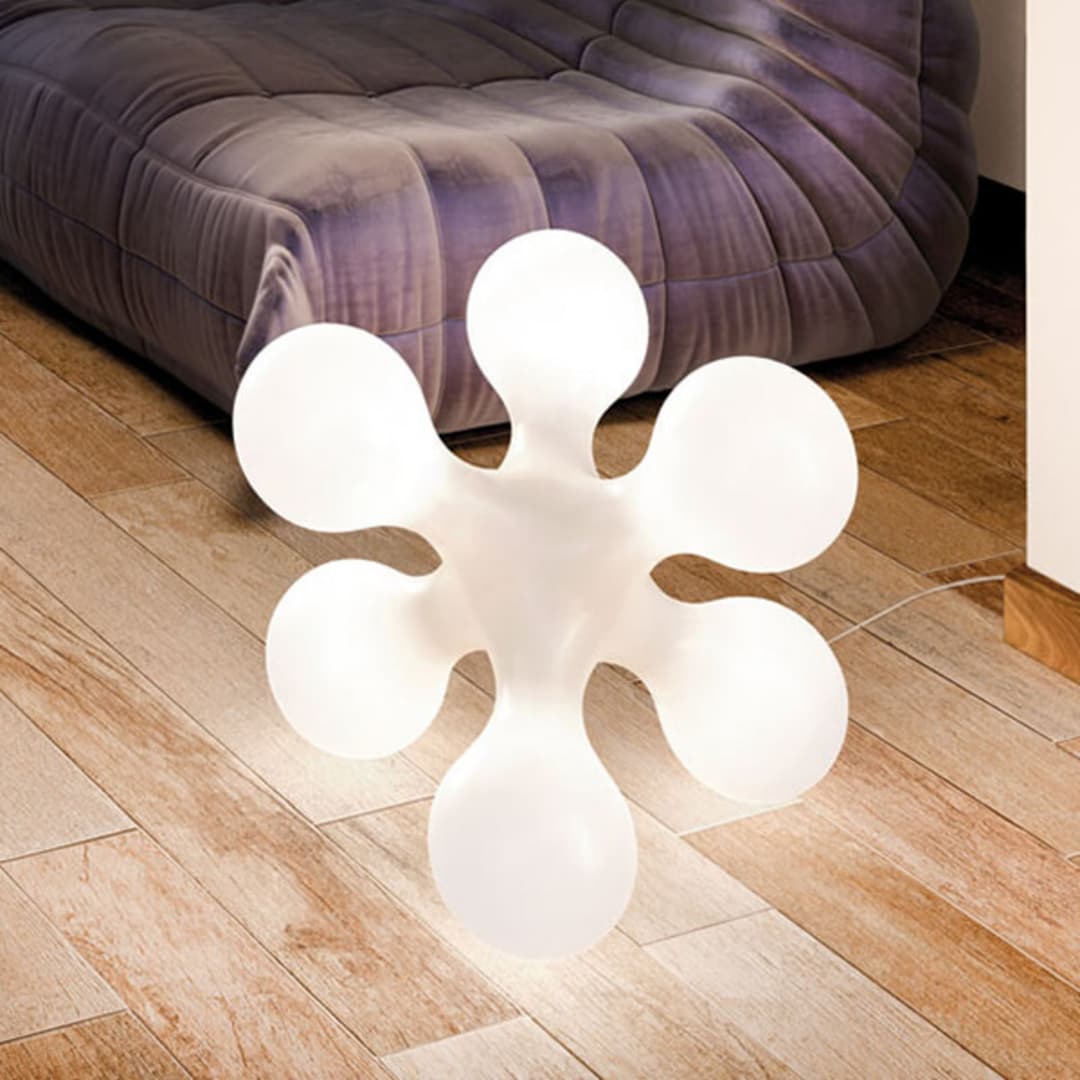 Atomium Stehleuchte White - KDLN - Wohnzimmer - Design - Kunststoff - Mehrflammig