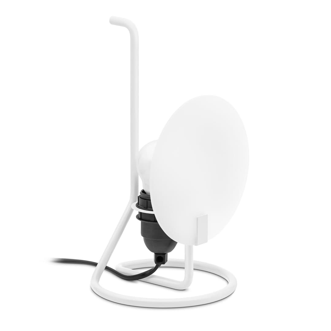 Bugia Tischleuchte, weiß, Höhe 26,3 cm - Stilnovo - Wohnzimmer - Design - Metall - Einflammig
