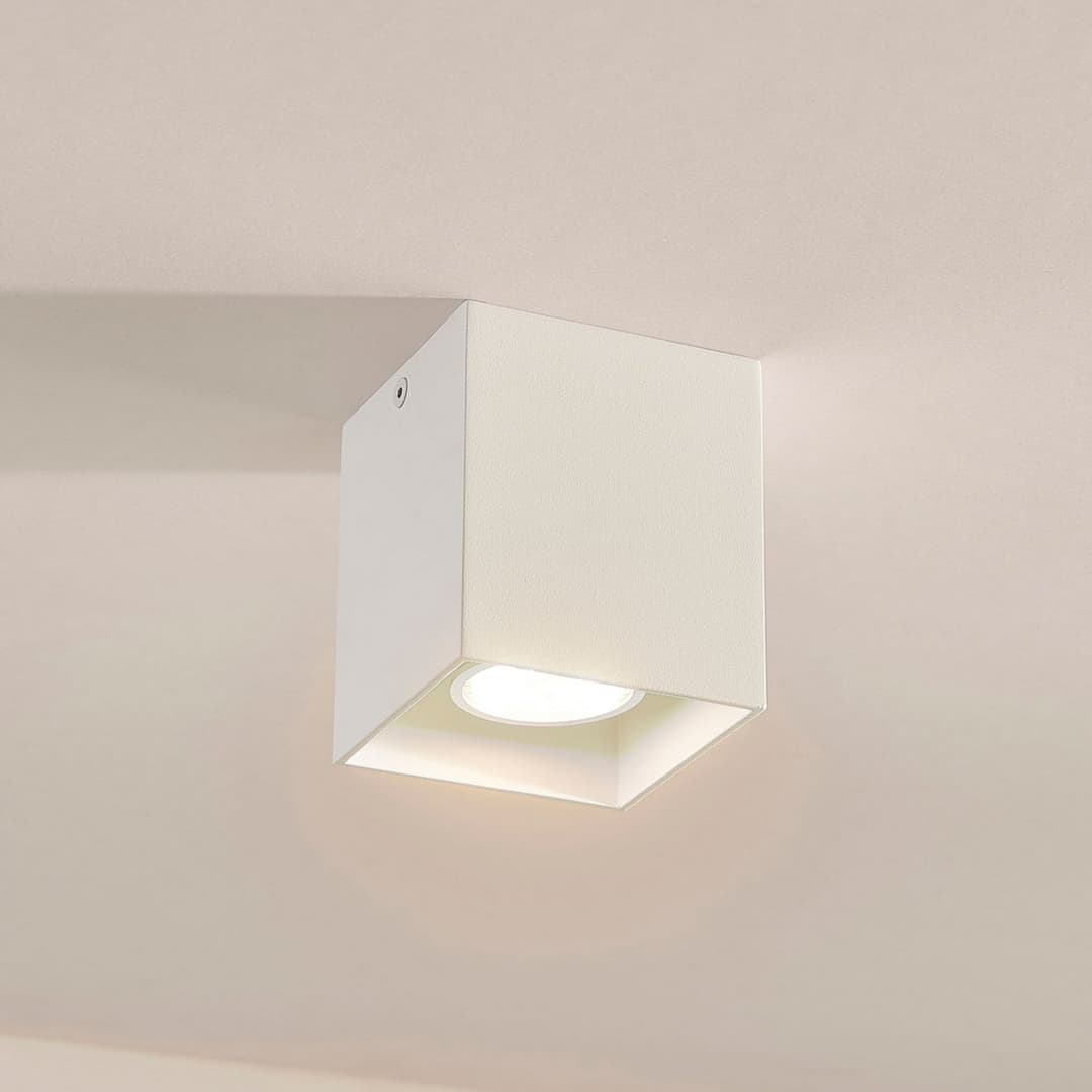 Carson Square LED-Deckenleuchte, weiß - Arcchio - Flurbereich - Modern - Metall - Eckig