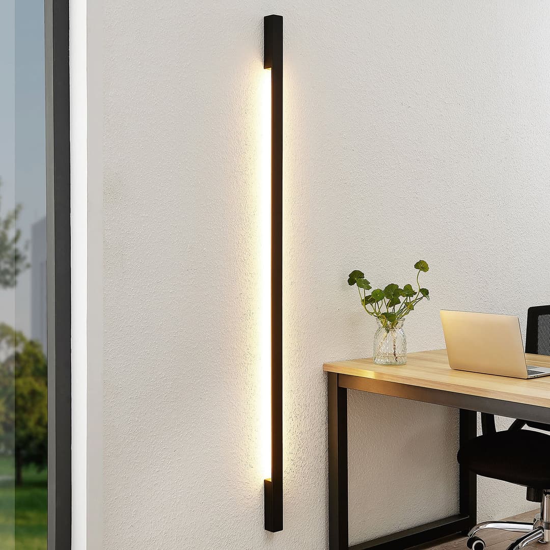 Ivano Wandleuchte H170 Black - Arcchio - Flurbereich - Modern - Aluminium - Eckig