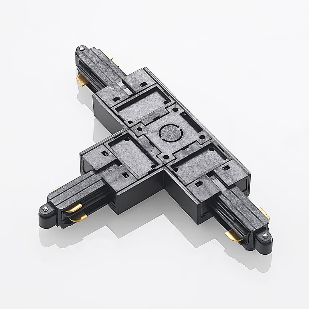 Linaro Track T-Connector Schwarz - Lindby - Kunststoff