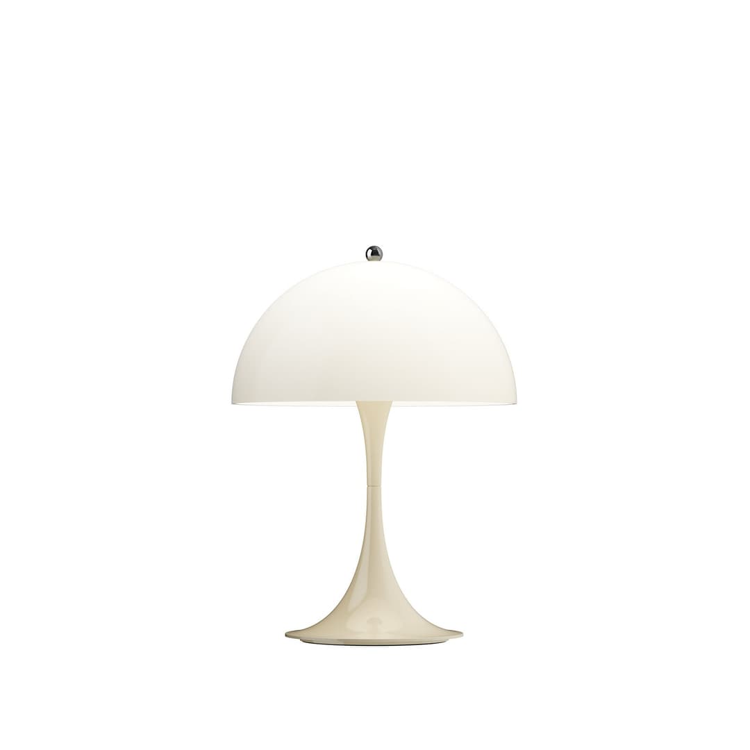 Panthella 250 PORTABLE LED-Akkuleuchte beige - Louis Poulsen - Wohnzimmer - Modern - Kunststoff - Mit Schirm