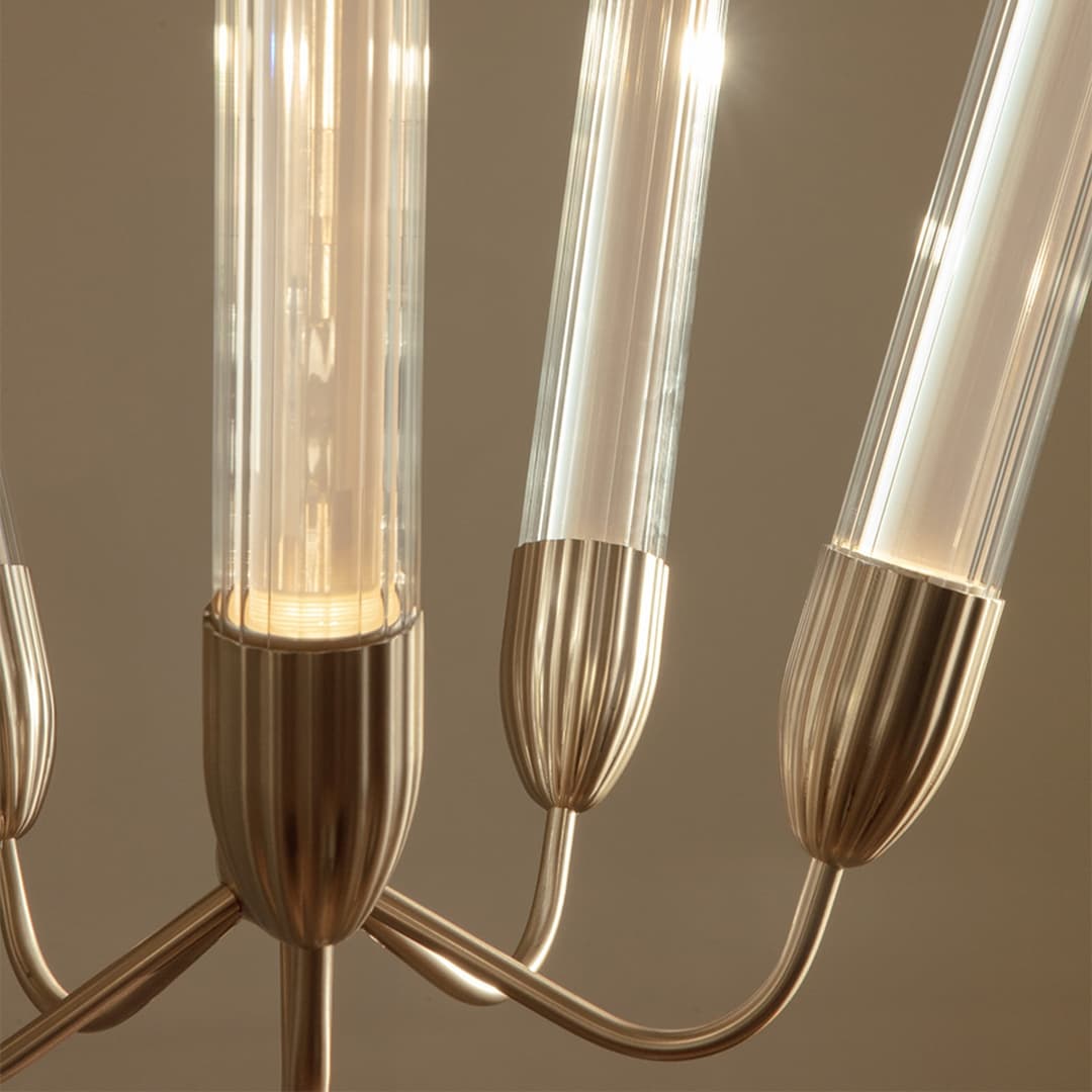 Lemon Squeeze Deckenleuchte Long Plated Brass - UMAGE - Esszimmer - Design - Metall - Mehrflammig