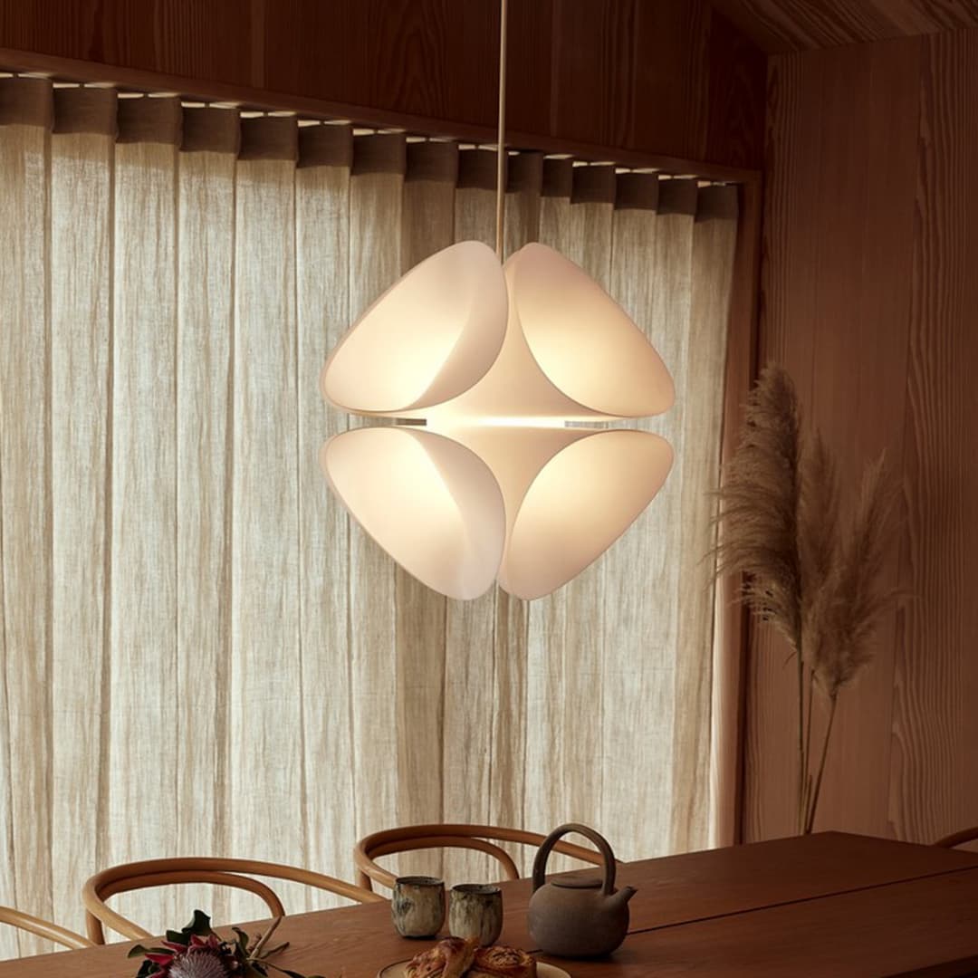 Nova Pendelleuchte Opal Weiß - Frandsen - Esszimmer - Modern - Kunststoff - Einflammig