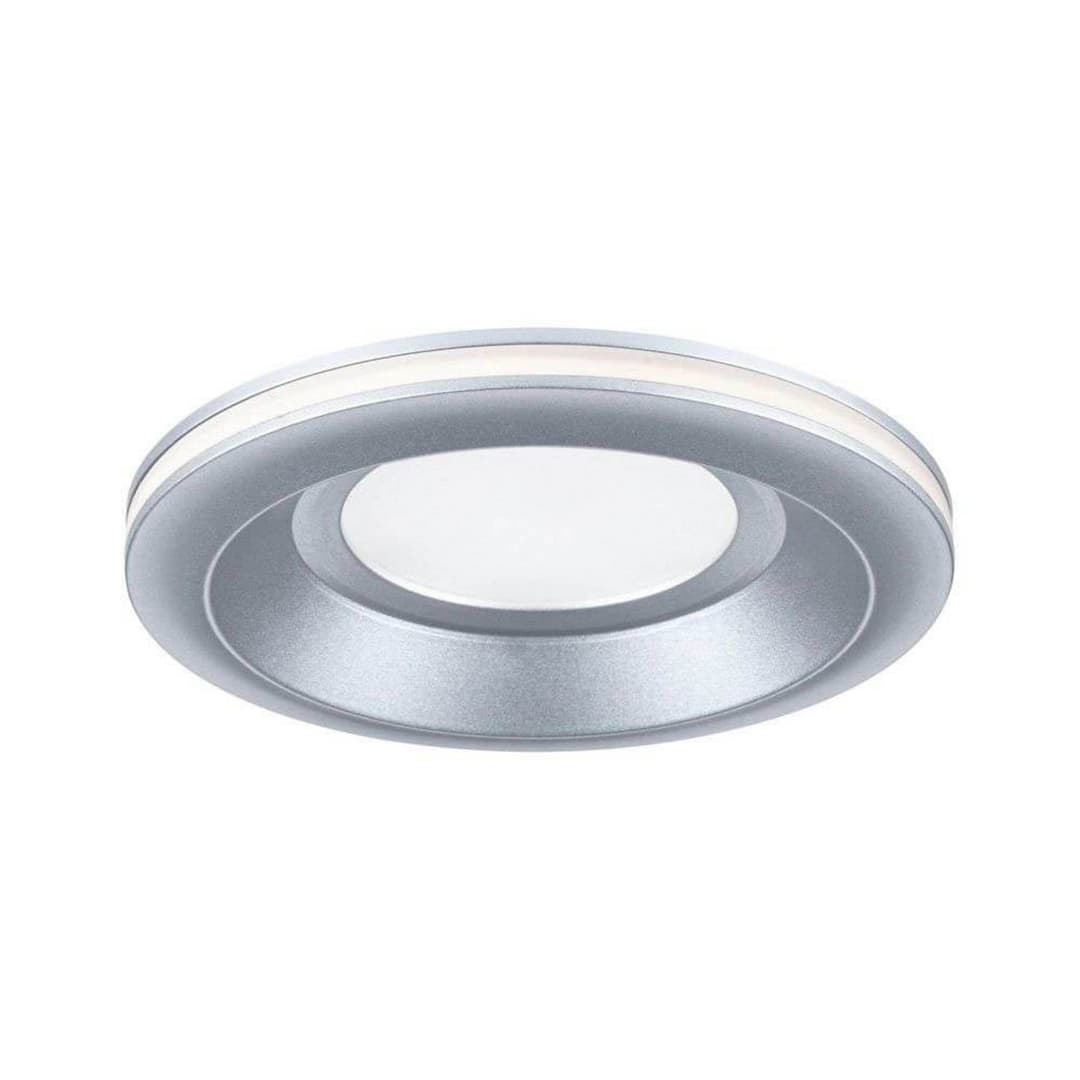 Sormus LED-Einbauleuchte Ø 10 cm IP65 chrom matt - Paulmann - Badezimmer - Kunststoff