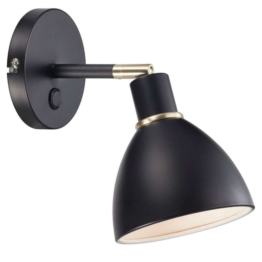 Ray Wandleuchte Black - Nordlux - Wohnzimmer - Metall