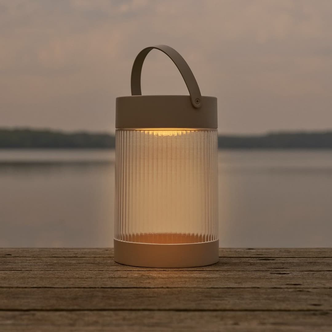 Coupar Solar Portable Tischleuchte Sandfarvet - Nordlux - Terrasse - Kunststoff - Einflammig