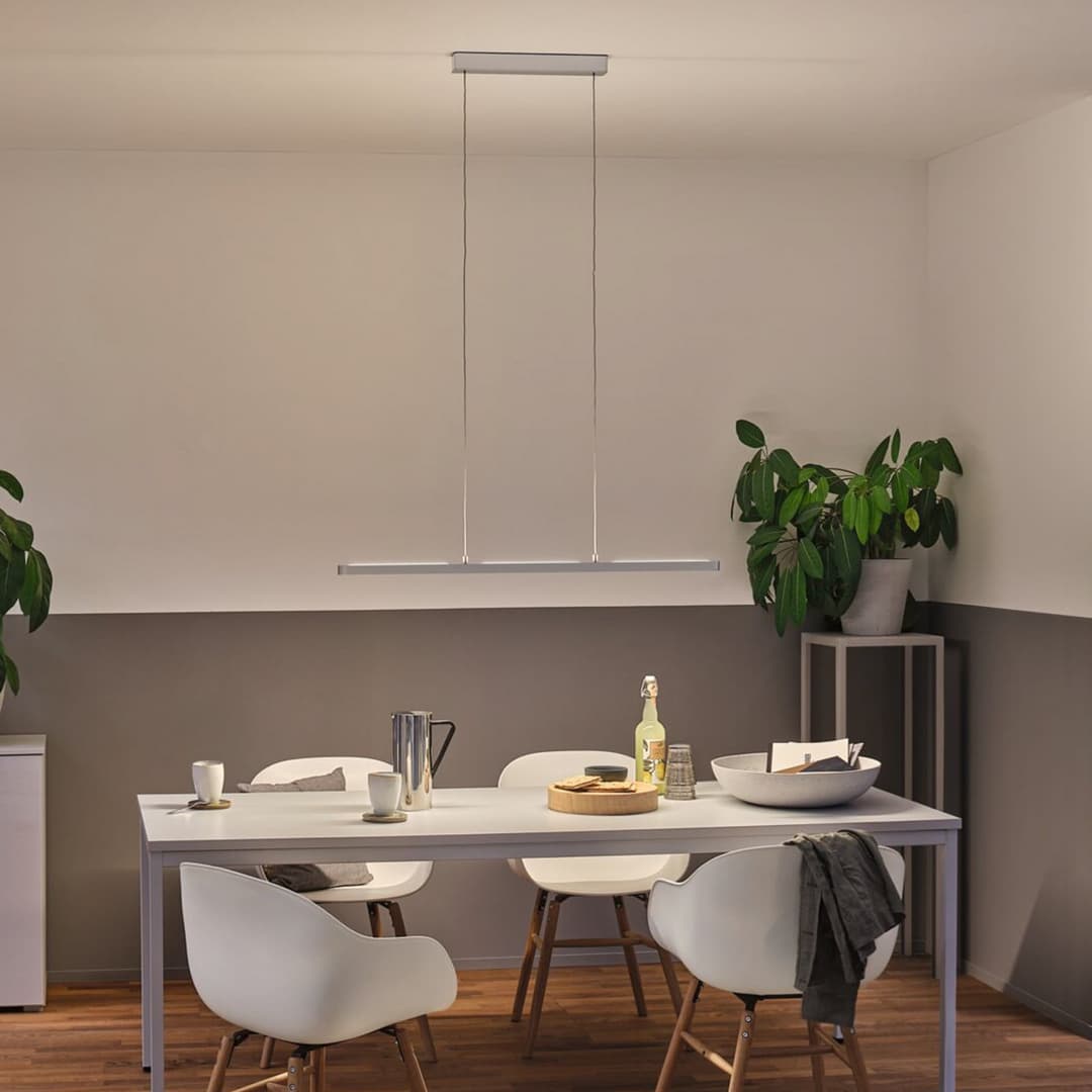 Lento LED Pendelleuchte TW Zigbee Dim. Matt Chrom - Paulmann - Wohnzimmer - Modern - Metall - Einflammig