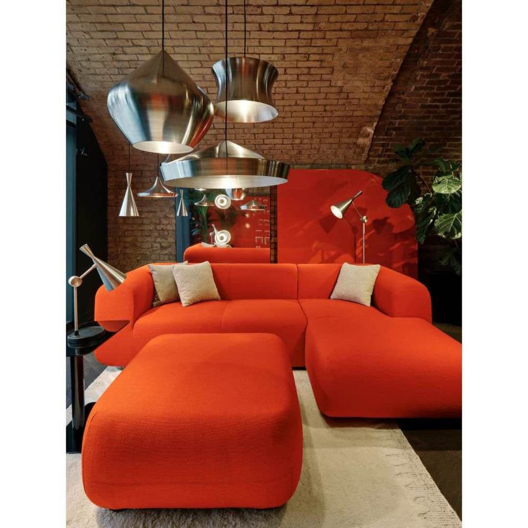 Beat Unbeaten Waist LED Pendelleuchte Aluminium - Tom Dixon - Wohnzimmer