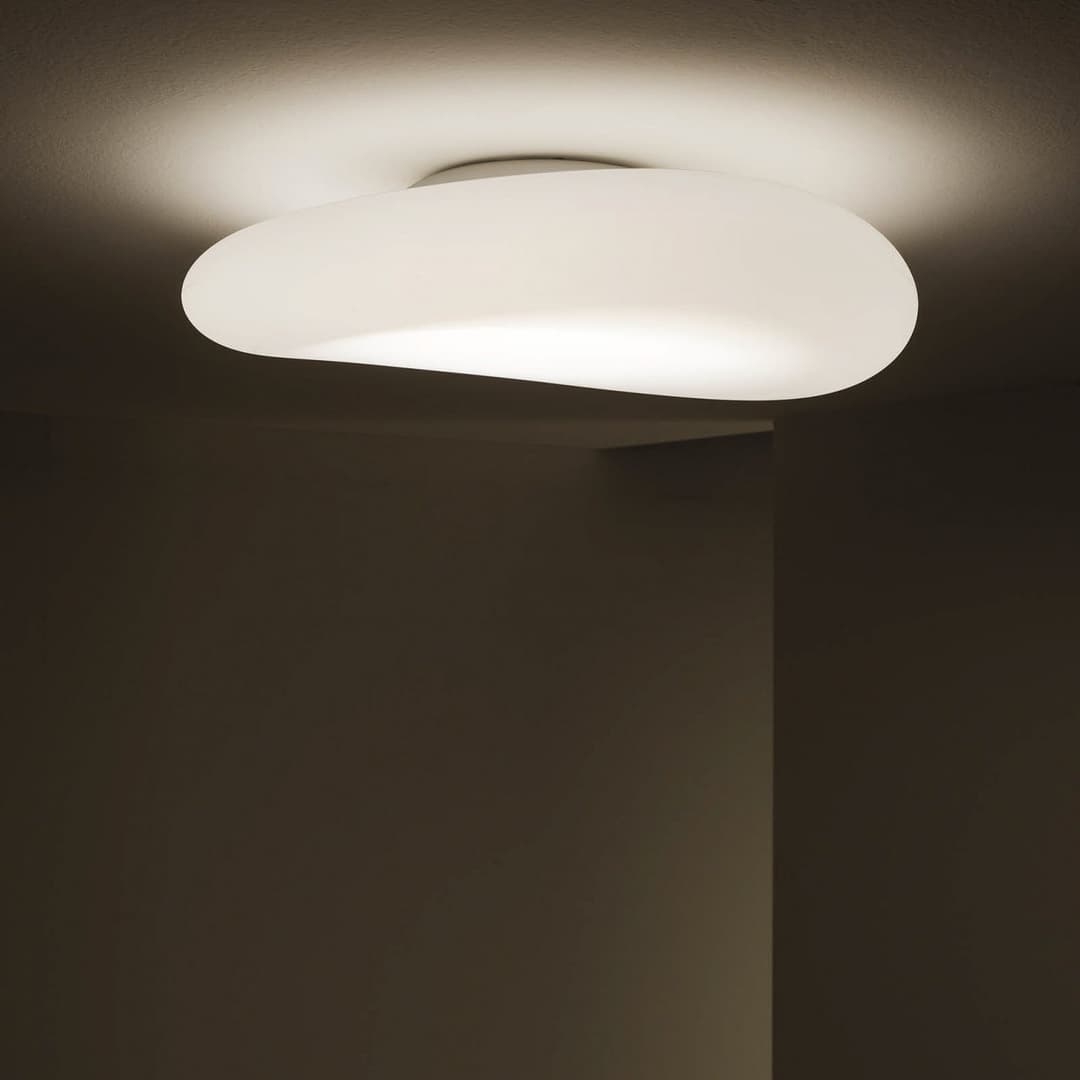 Mr. Magoo LED-Deckenleuchte, DALI, 76 cm - Stilnovo - Wohnzimmer - Modern - Kunststoff - Rund