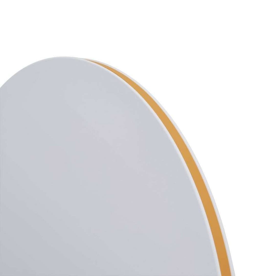 Calm Wandleuchte Ø68 White/Orange - Muuto - Wohnzimmer - Aluminium