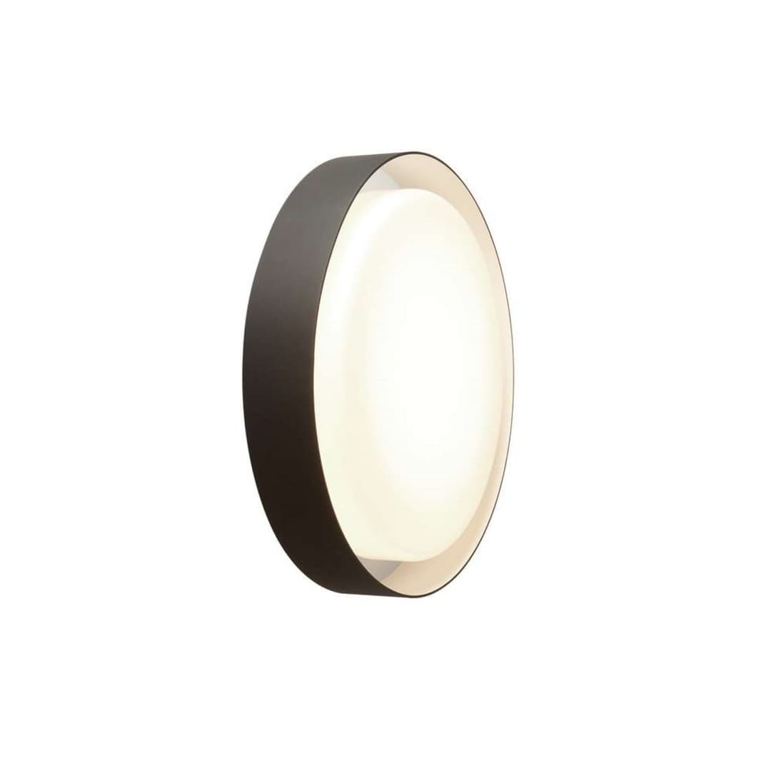 Plaff-On Wand-/Deckenlampe, IP54, schwarz, Ø 50 cm - Marset - Aluminium