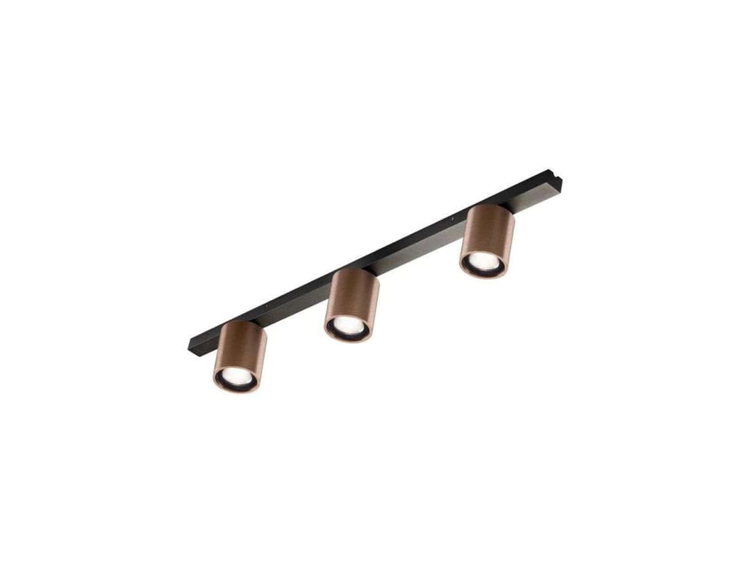 Focus LED Deckenleuchte L90 3000K Rose Gold - LIGHT-POINT - Wohnzimmer - Aluminium