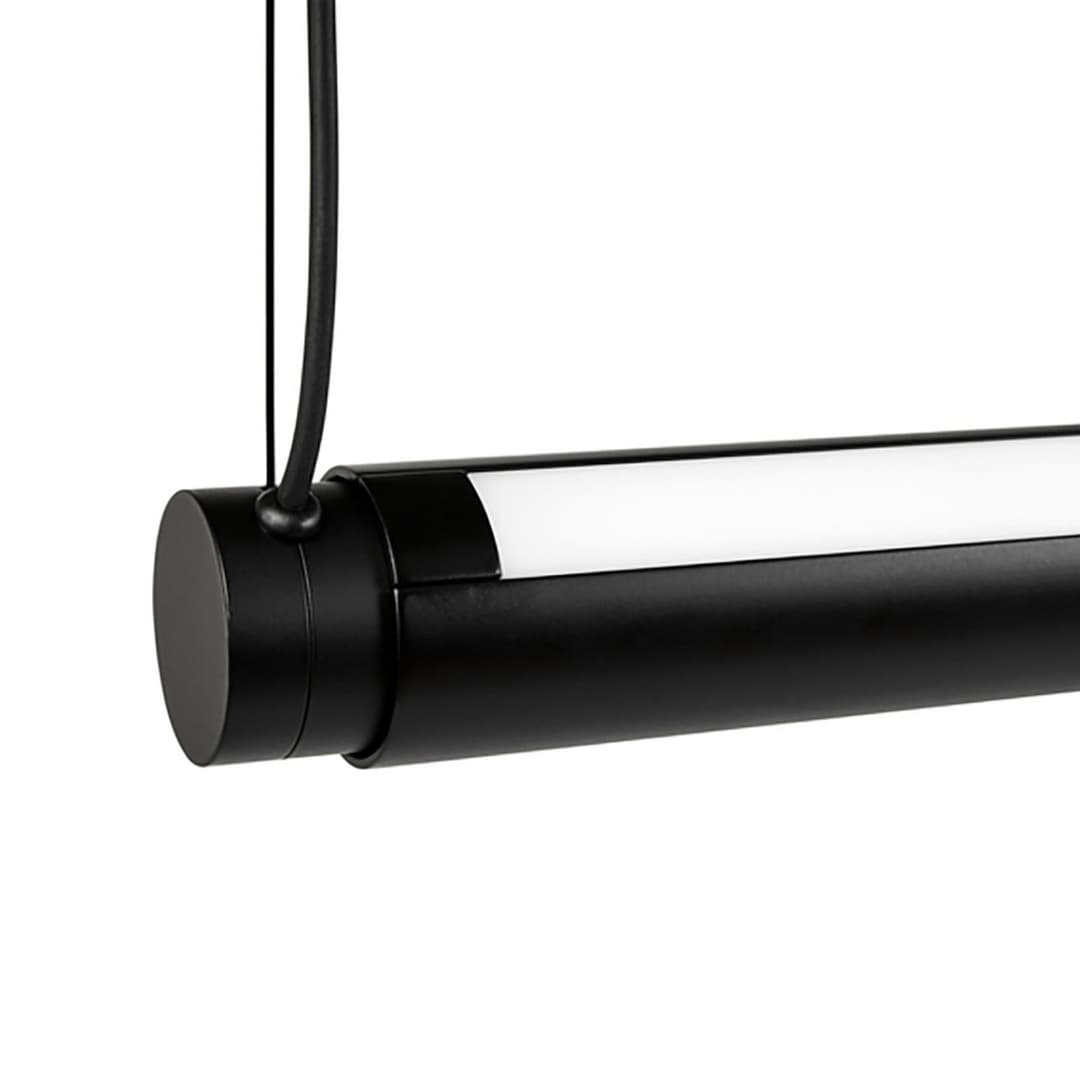 Factor Linear 1500 Pendelleuchte Diffused Soft Black - HAY - Küche - Design - Metall - Einflammig