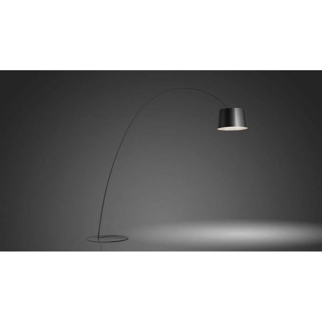 Twiggy Elle Stehleuchte Graphite - Foscarini - Wohnzimmer - Metall