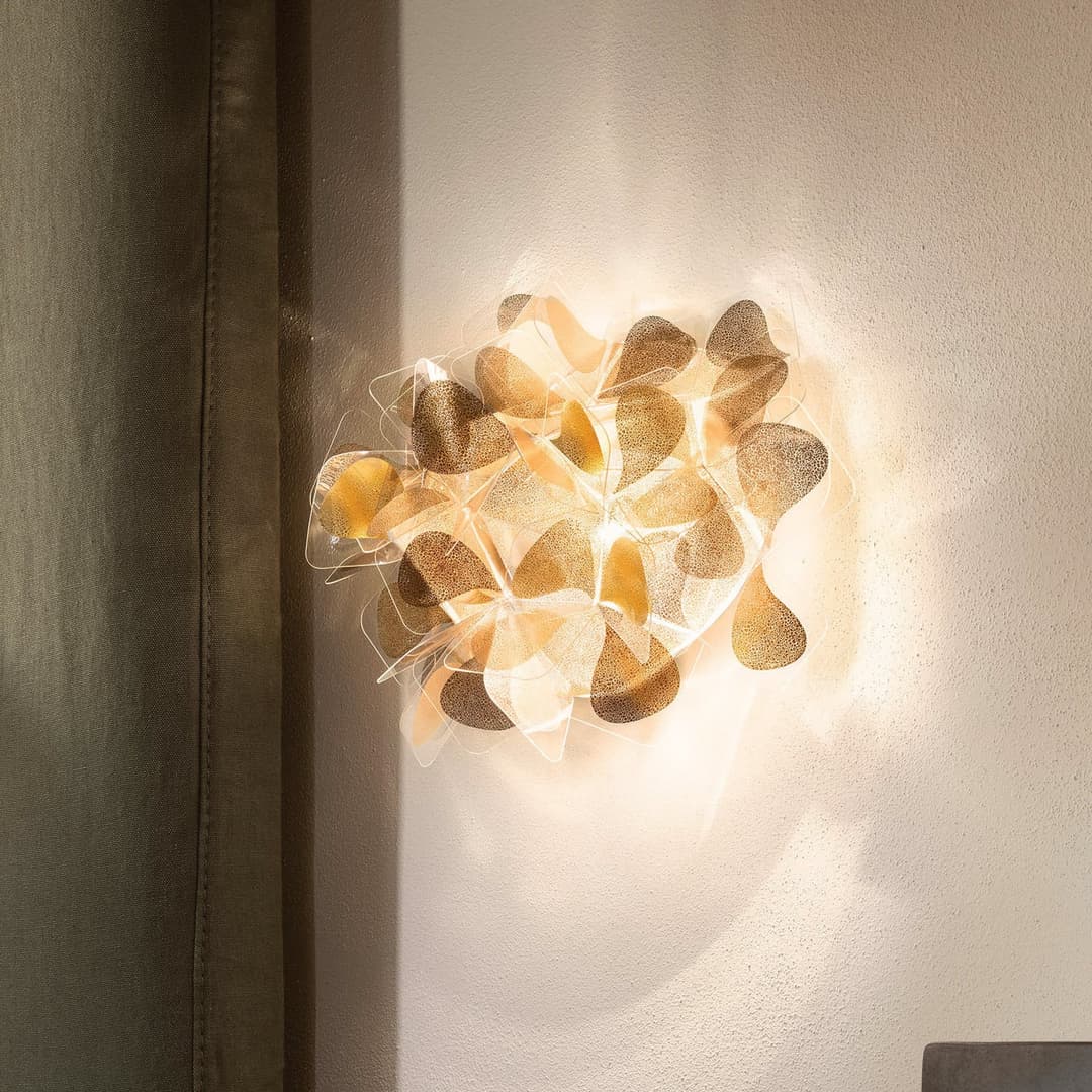 Cliza Wandleuchte Mama Non Mama Gold - Slamp Clizia Mama Non Mama - Wohnzimmer - Design - Kunststoff