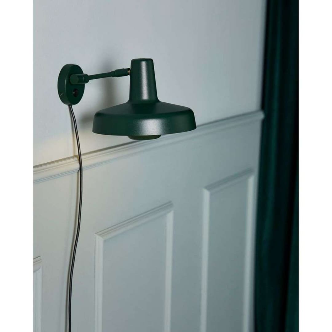Arigato Wandleuchte Extra Short Green - Grupa - Wohnzimmer - Vintage - Aluminium