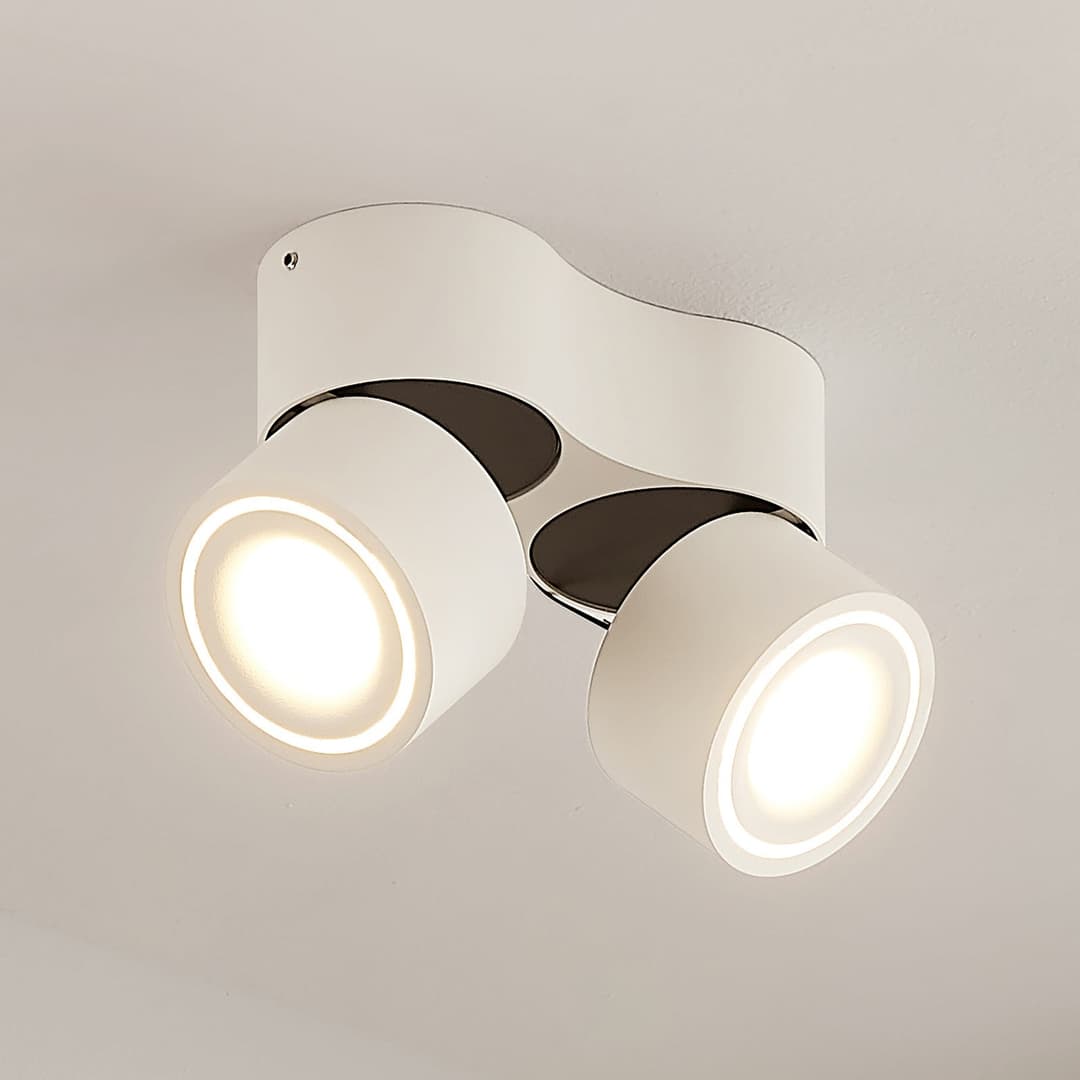 Rotari 2 Deckenleuchte 2x6,1W White - Arcchio - Flurbereich - Modern - Aluminium - Mehrflammig