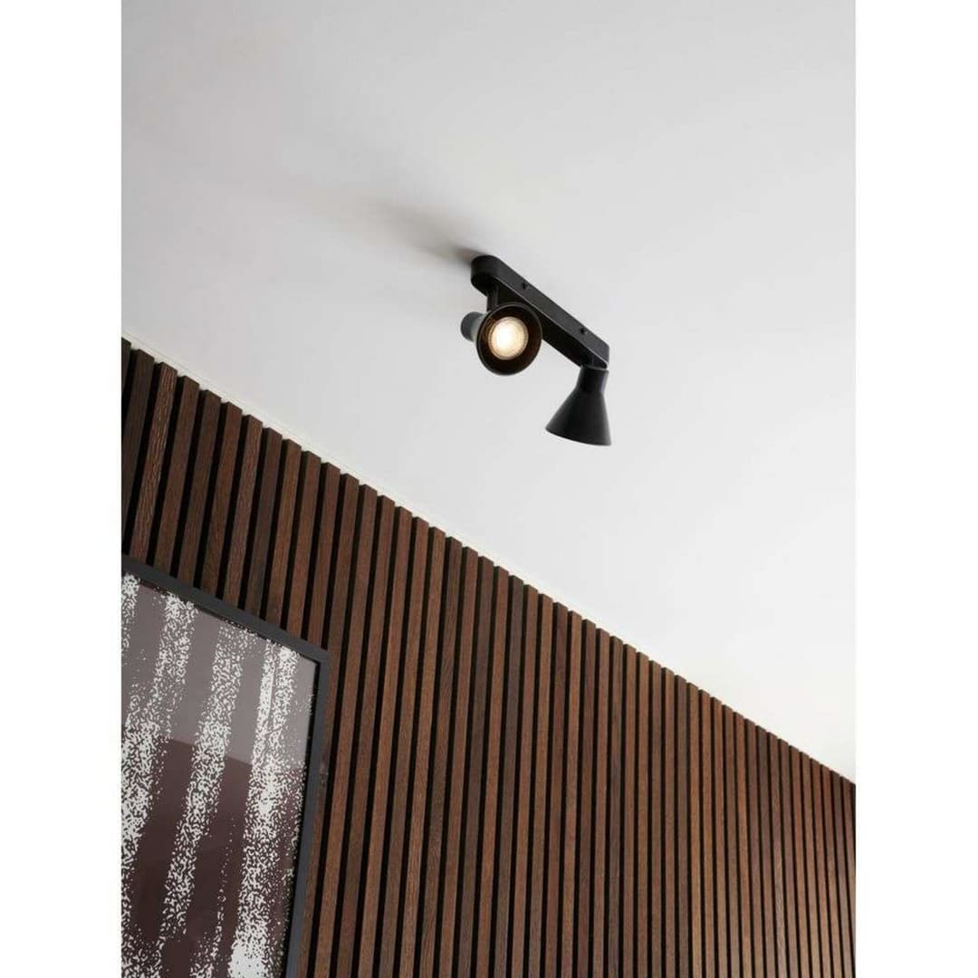 Eik 2 Deckenleuchte Black - Nordlux - Wohnzimmer - Metall