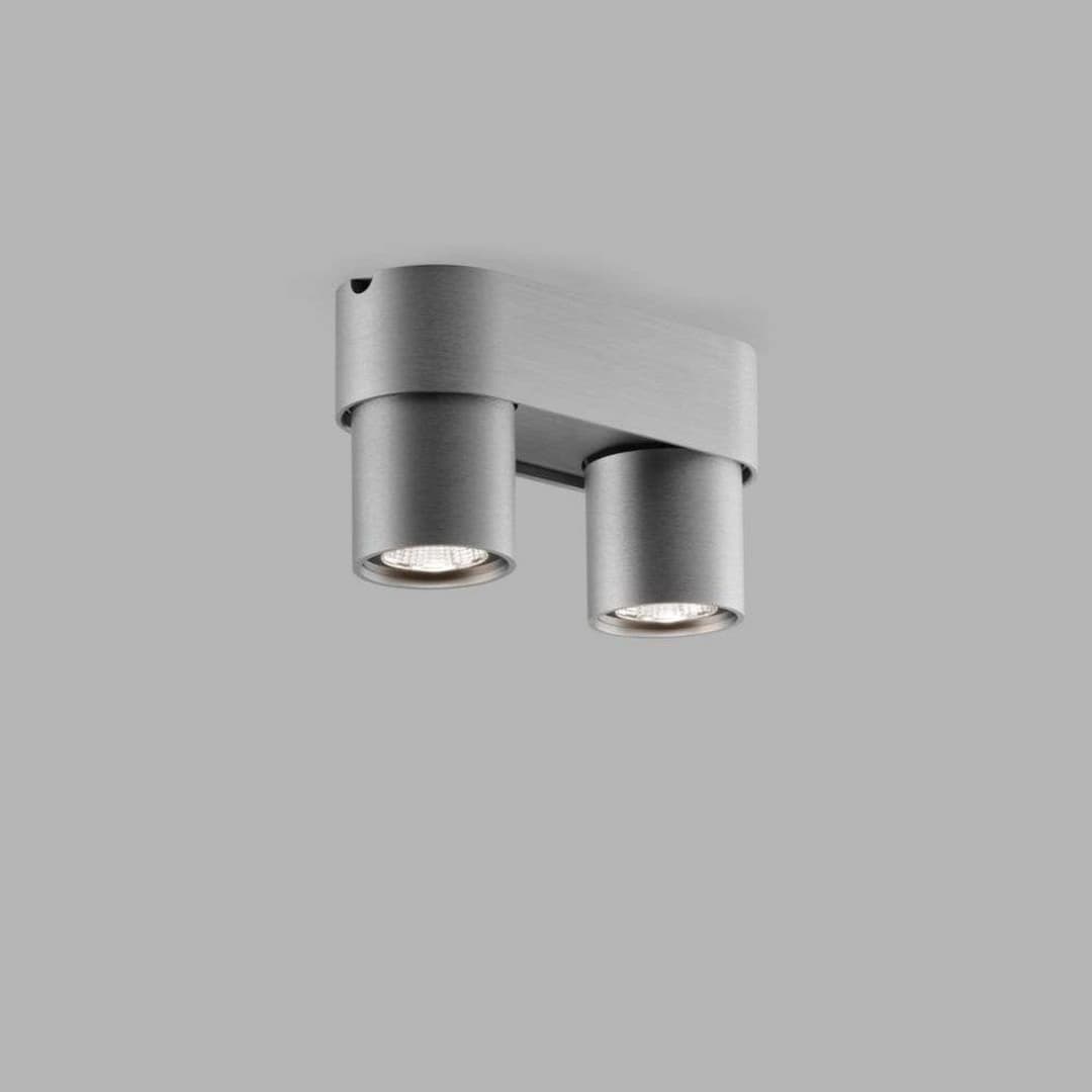 Aura C2 Deckenleuchte 2700/3000K Titanium - LIGHT-POINT - Wohnzimmer - Aluminium