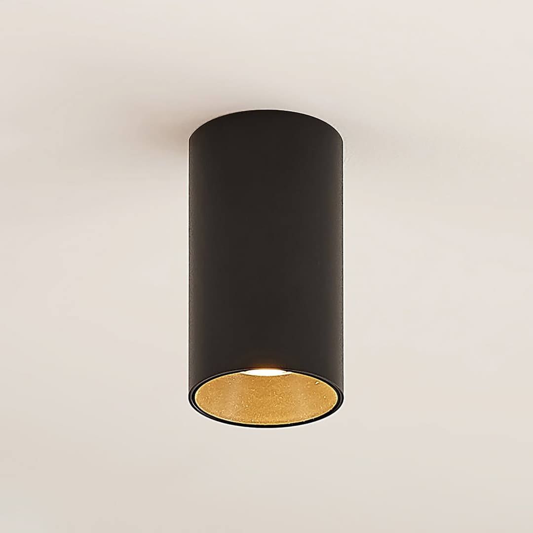 Dilana Deckenleuchte Black/Gold - Arcchio Brinja - Flurbereich - Modern - Aluminium - Rund
