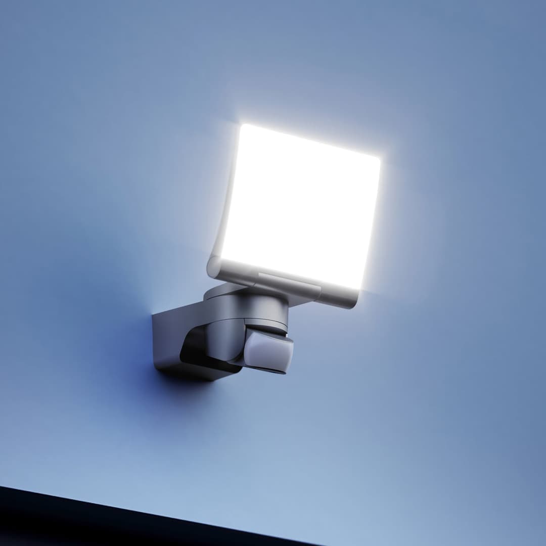 XLED Home 2 XL S Sensor-Außenstrahler grafit IP44 - STEINEL - Modern - Kunststoff - Eckig