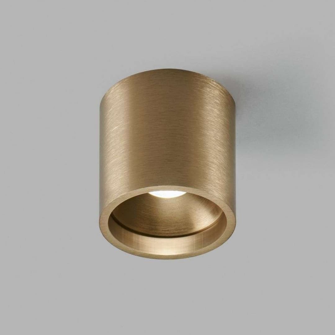 Solo 2 Round Deckenleuchte 10W 2700K Brass - LIGHT-POINT - Wohnzimmer - Aluminium