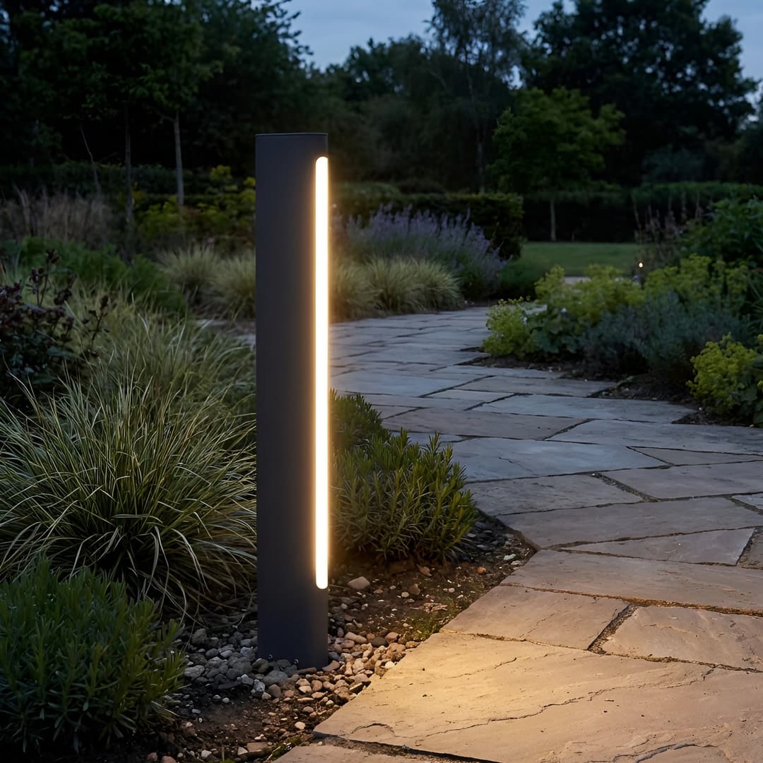 Celiora LED-Wegeleuchte, anthrazit, 3.000 K, 80 cm - Lucande - Terrasse - Modern - Aluminium - Eckig