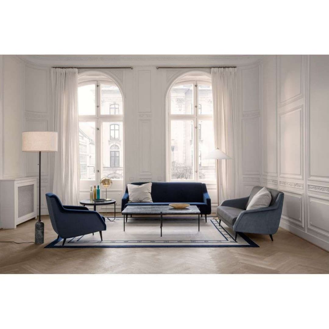 Gravity Stehleuchte White Marble/White - GUBI - Wohnzimmer - Marmor