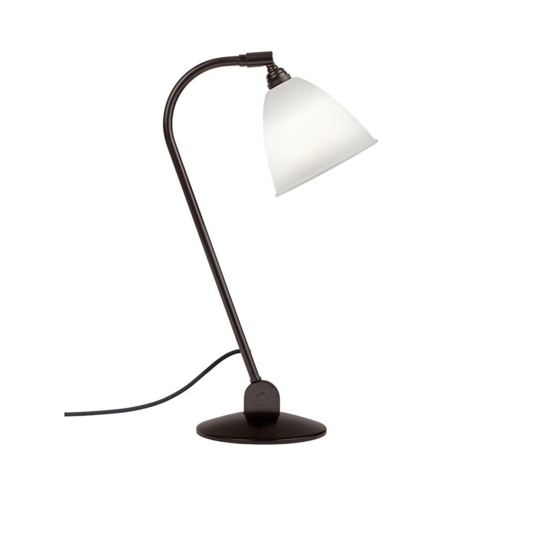 Bestlite BL2 Tischleuchte, Porzellan/schwarz, Ø 16 cm - GUBI - Wohnzimmer - Metall