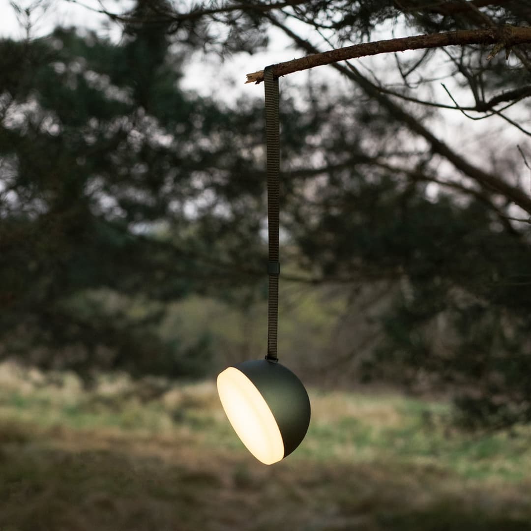 Sphere Portable IP67 Deep Green - New Works - Terrasse - Design - Aluminium - Rund