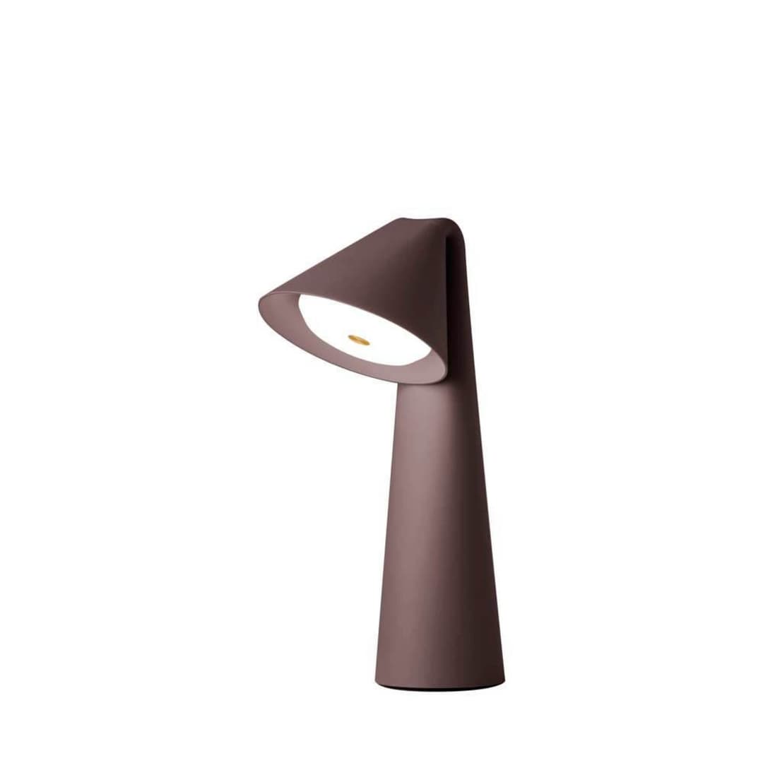Ami tragbare LED-Akku-Tischleuchte Braun - FRANDSEN - Esszimmer - Modern - Kunststoff - Einflammig
