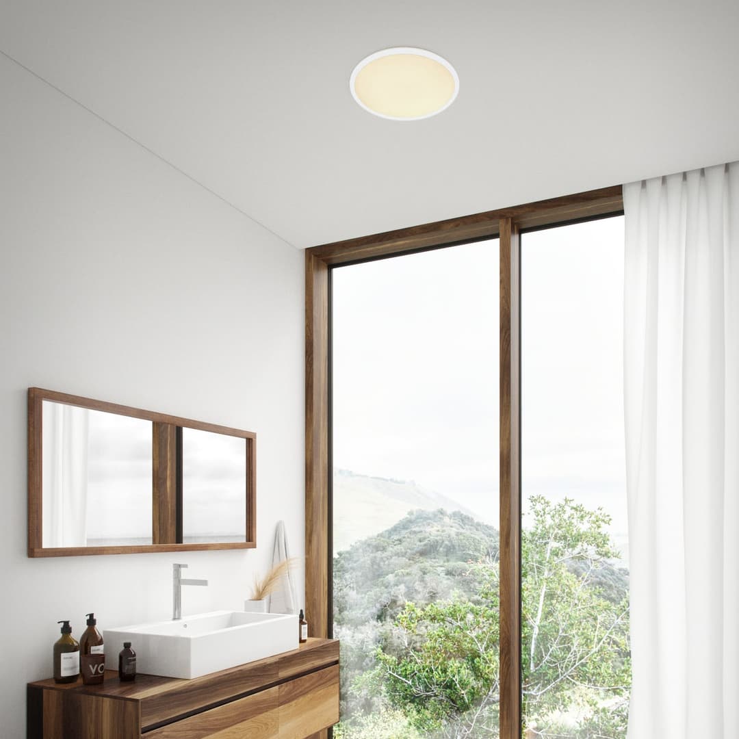 Oja 60 Deckenleuchte 3-Step White - Nordlux - Wohnzimmer - Kunststoff - Rund