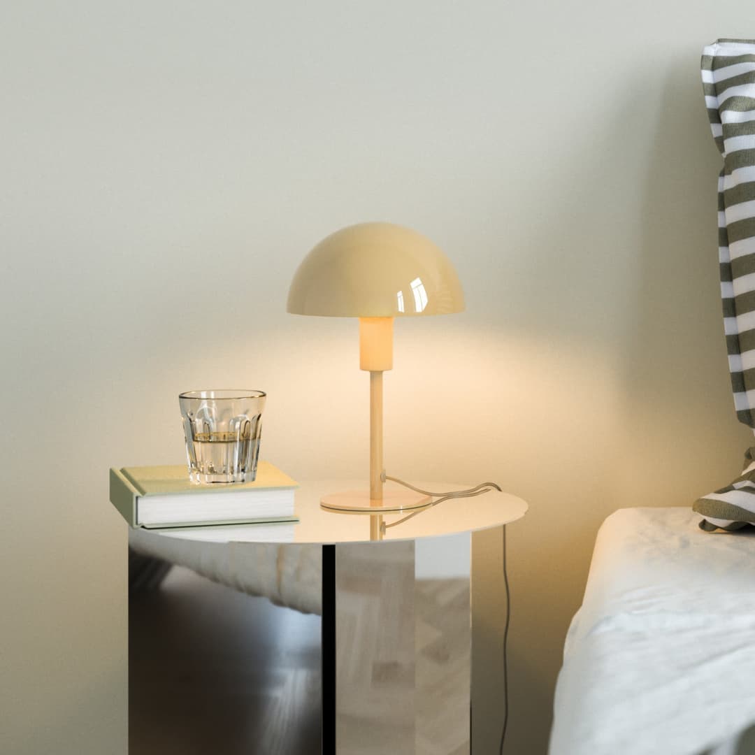 Ellen Mini Tischleuchte Yellow - Nordlux - Wohnzimmer - Skandinavisch - Metall - Mit Schirm