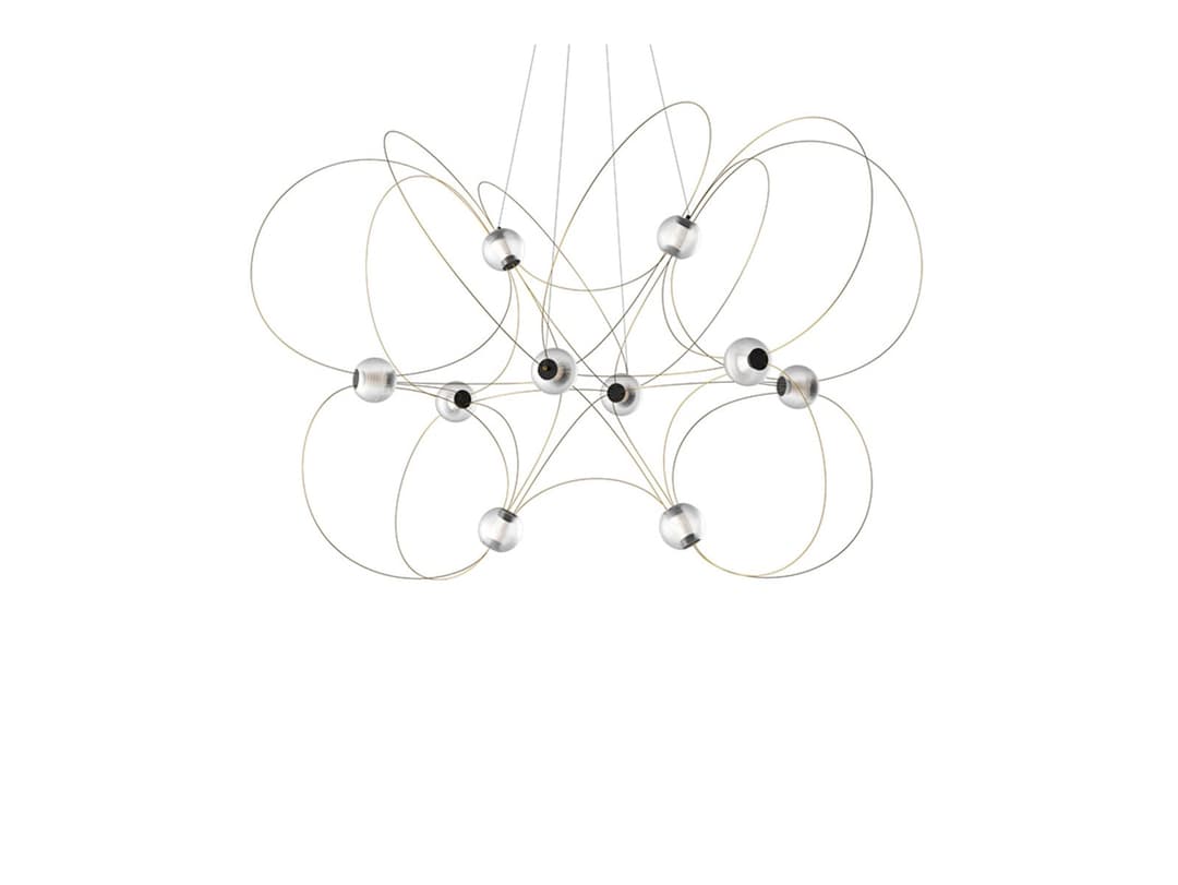 Munari 10 Pendelleuchte Gold - DCW - Wohnzimmer - Metall