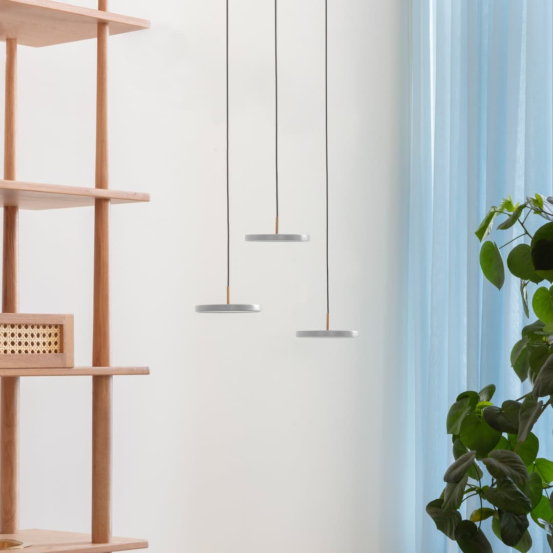 Asteria Pendelleuchte Micro V2 Mist - UMAGE Asteria Micro V2 - Wohnzimmer - Skandinavisch - Metall - Einflammig