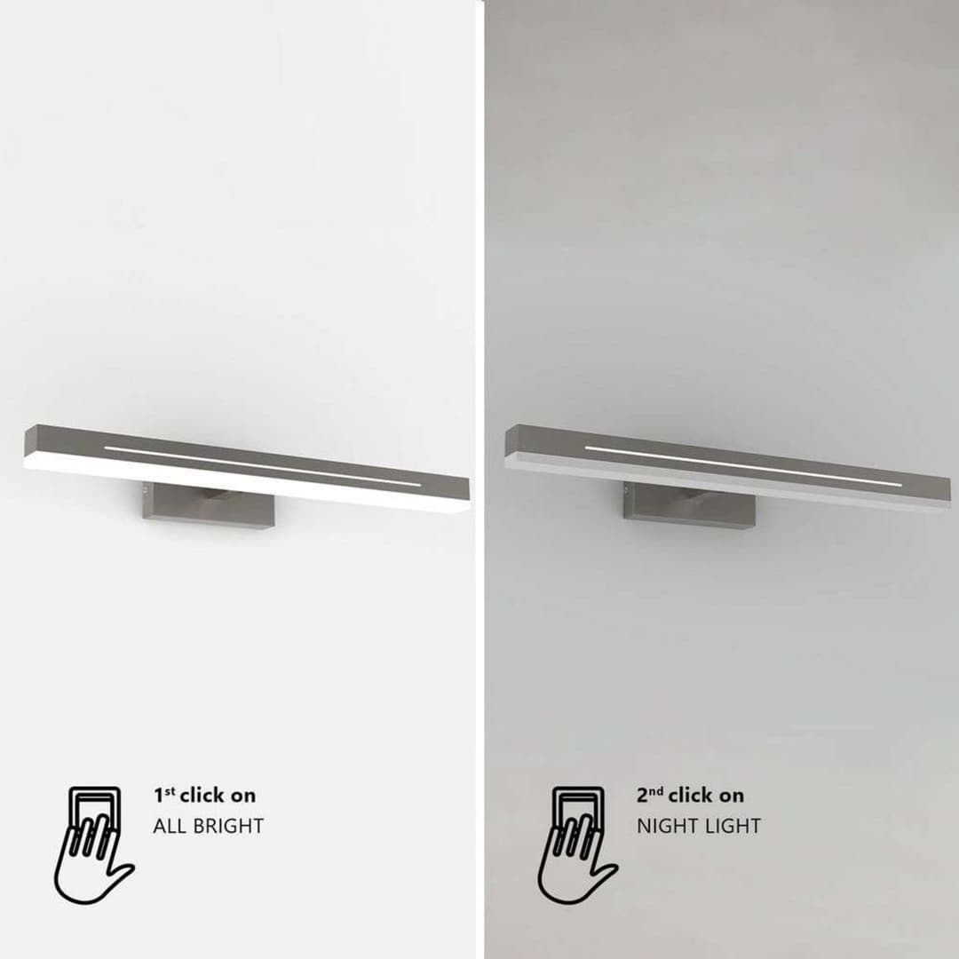 Otis 60 Wandleuchte Chrome - Nordlux - Badezimmer - Aluminium