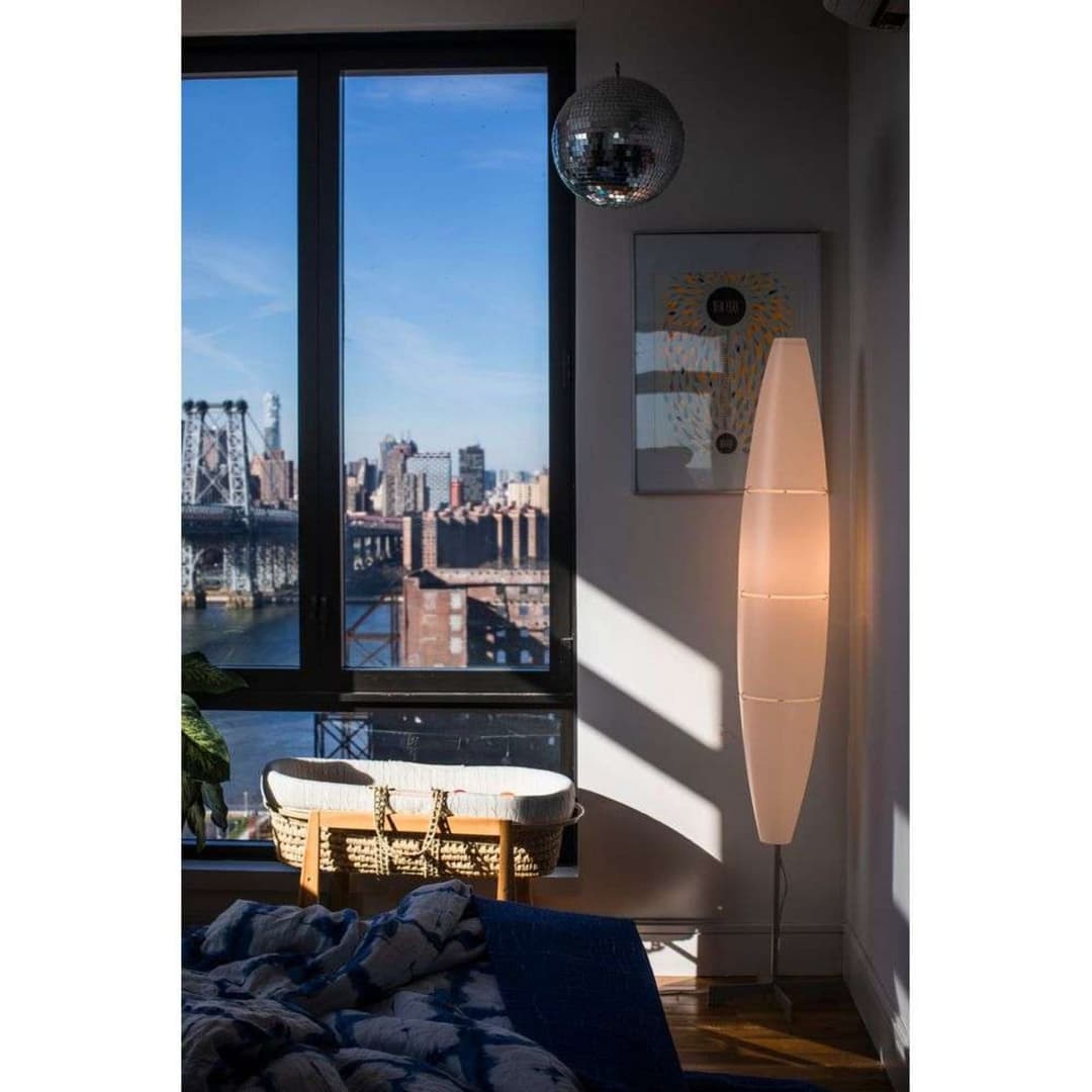 Havana Stehleuchte Chromed White - Foscarini - Wohnzimmer - Metall