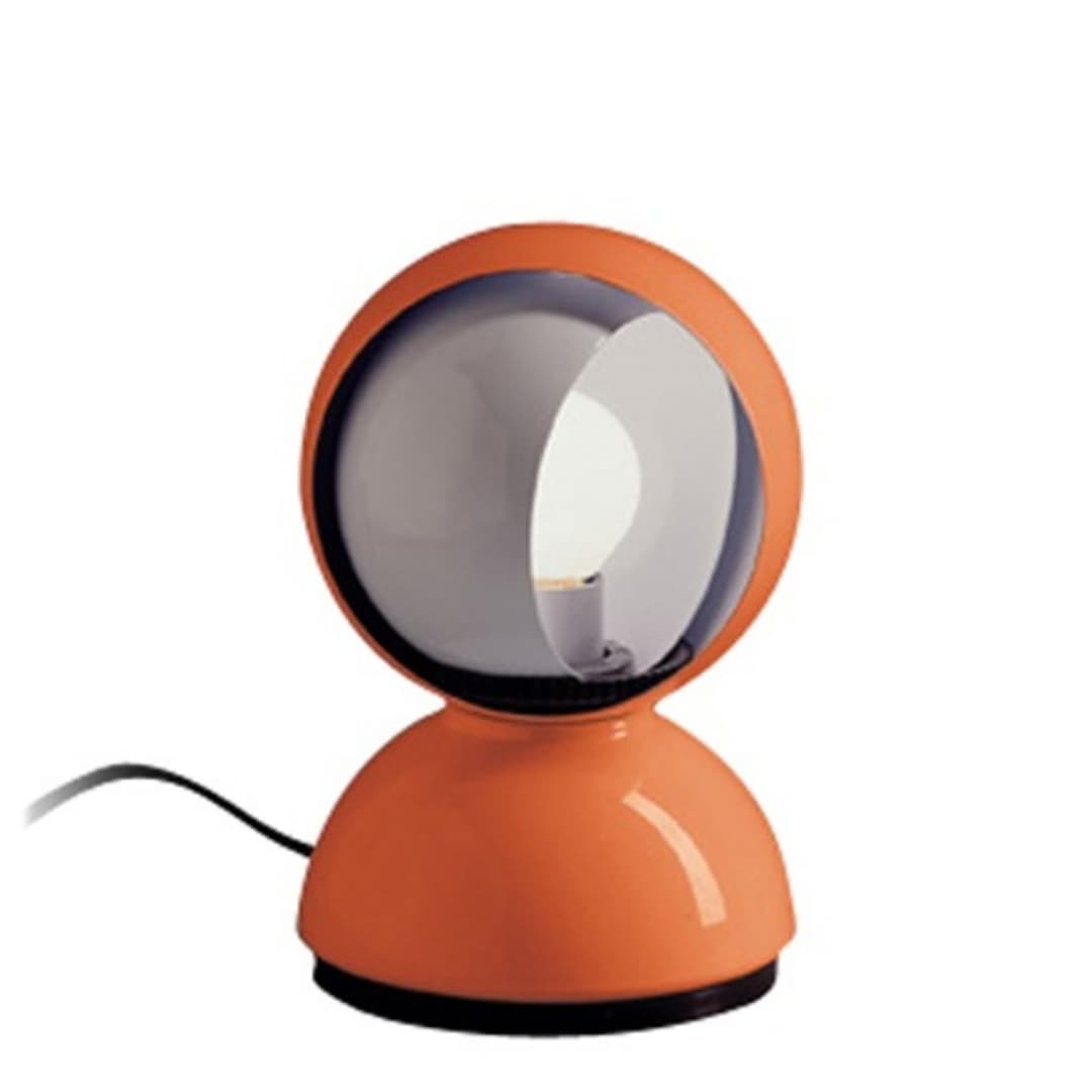 Eclisse Tischleuchte Orange - Artemide - Wohnzimmer - Metall