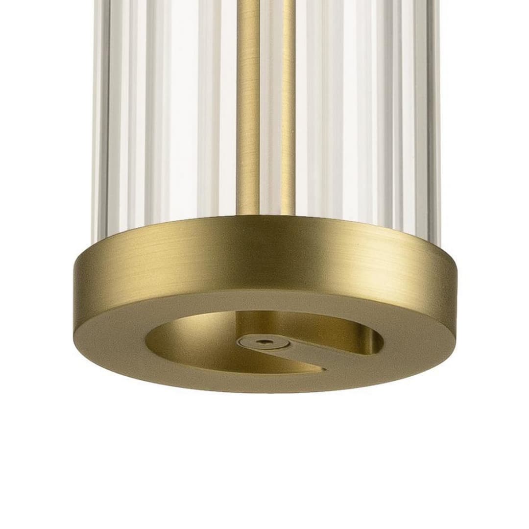 Quimera Pendelleuchte 2700/3000K Brushed Brass - SLV - Wohnzimmer - Aluminium - Einflammig