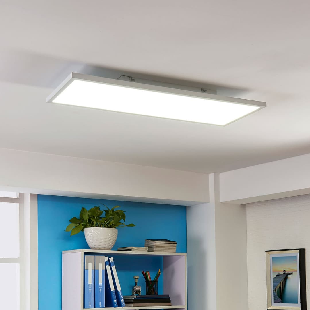 Philia Deckenleuchte 3000-6000K 80x29,5 White - Arcchio - Wohnzimmer - Modern - Kunststoff - Eckig