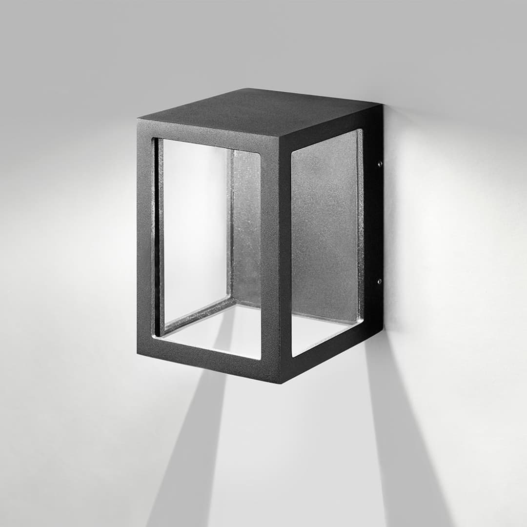 Lantern W1 LED Außenleuchte 3000K Schwarz - LIGHT-POINT - Terrasse - Aluminium