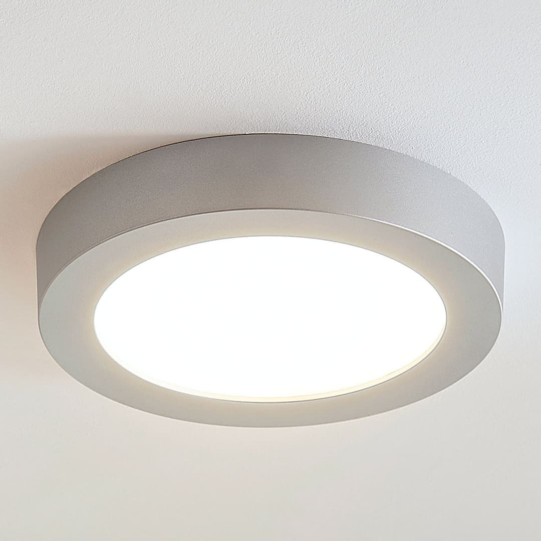 Marlo Deckenleuchte Round IP44 3000K Silber/Weiß - Arcchio - Badezimmer - Modern - Kunststoff - Rund